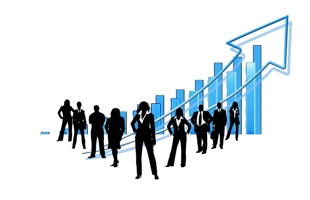 Business growth illustration