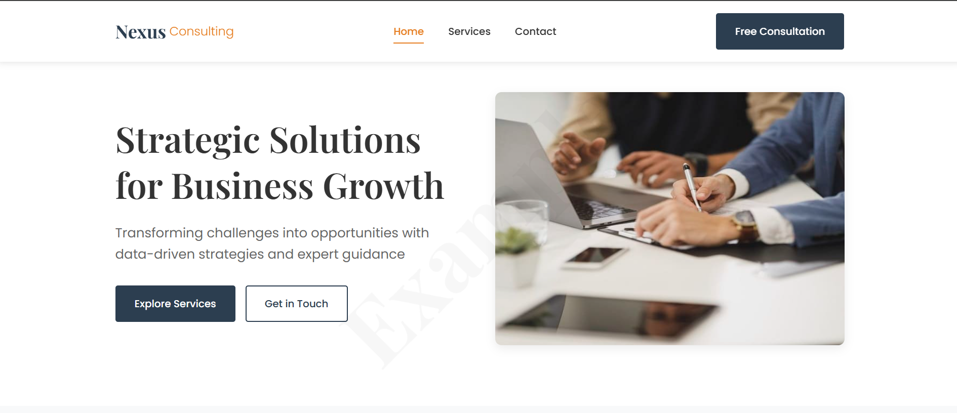 Consultant Template